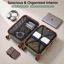 Advwin 2/3/5 Piece Hardside Luggage Set w/ 360° Spinner Wheels