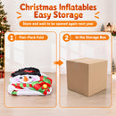 Advwin 1.9m Inflatable Snowman with Colourful Lights
