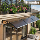 Advwin Window Awning Canopy