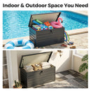 Advwin 350L Outdoor Storage Box Garden Storage Cabinet