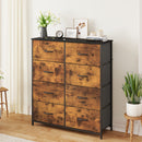 Advwin Chest of Drawers 8 Drawer Storage Cabinet