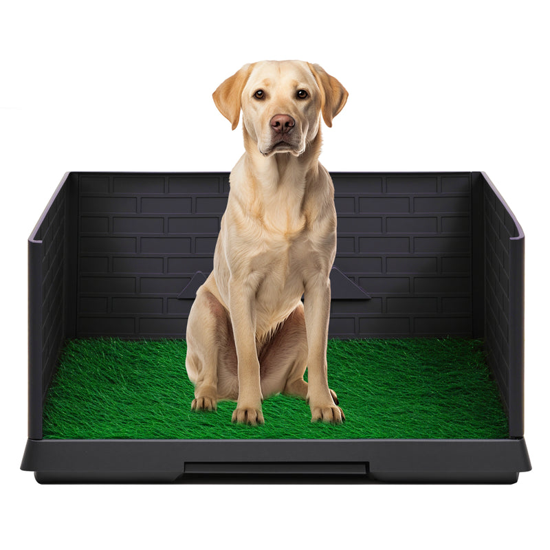 Advwin Dog Potty with Pee Baffle 76cm x 50cm