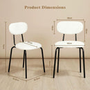 Advwin  Set of 4 Dining Chairs Kitchen Chairs