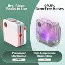 Advwin Knife Sterilizer & Sharpener Station with 3 Modes