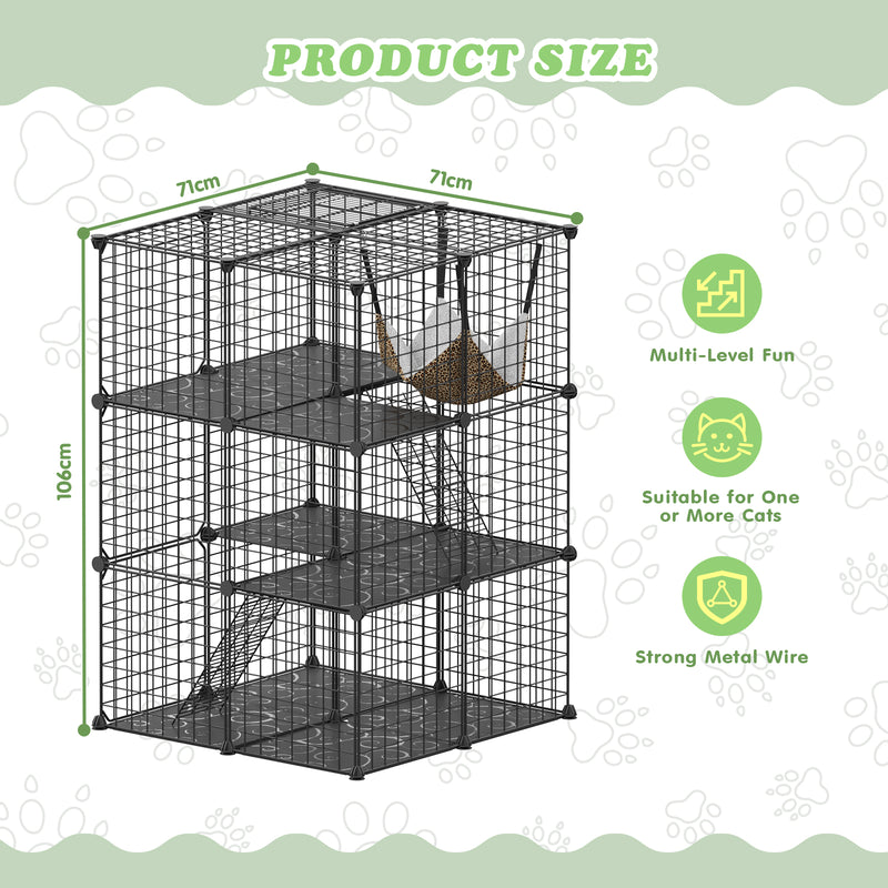 Advwin 3-Tier Cat Cage Indoor Cat Enclosures