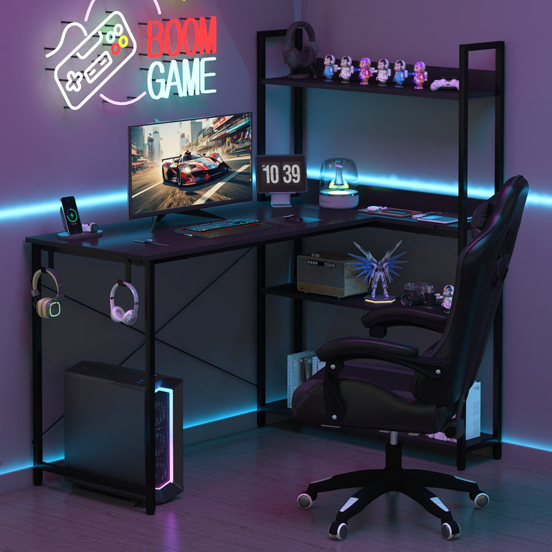 Advwin 120cm L Shaped Computer Desk