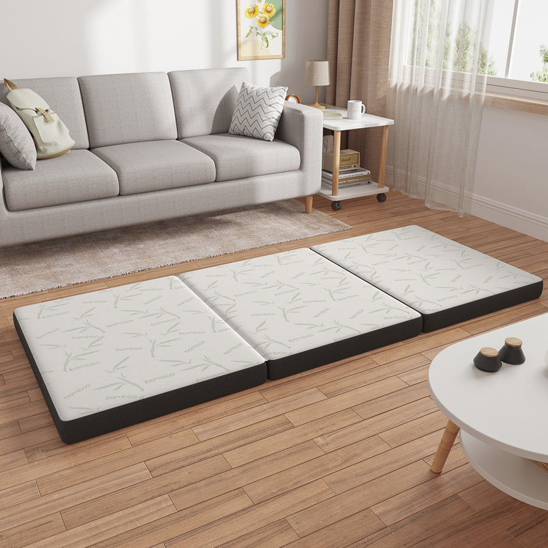 Advwin Foldable Foam Mattress Trifold Folding