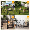 Advwin 8-Panel Outdoor Dog Playpen with Door