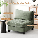 Advwin Modern Armless Sofa Chair