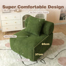 Advwin Armless Modular Sofa Corduroy Cloud Chair