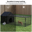 Advwin Large Metal Rabbit/Bunny Cage w/ Slide-Out Tray