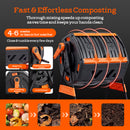Advwin 200L Dual Chamber Outdoor Compost Tumbler