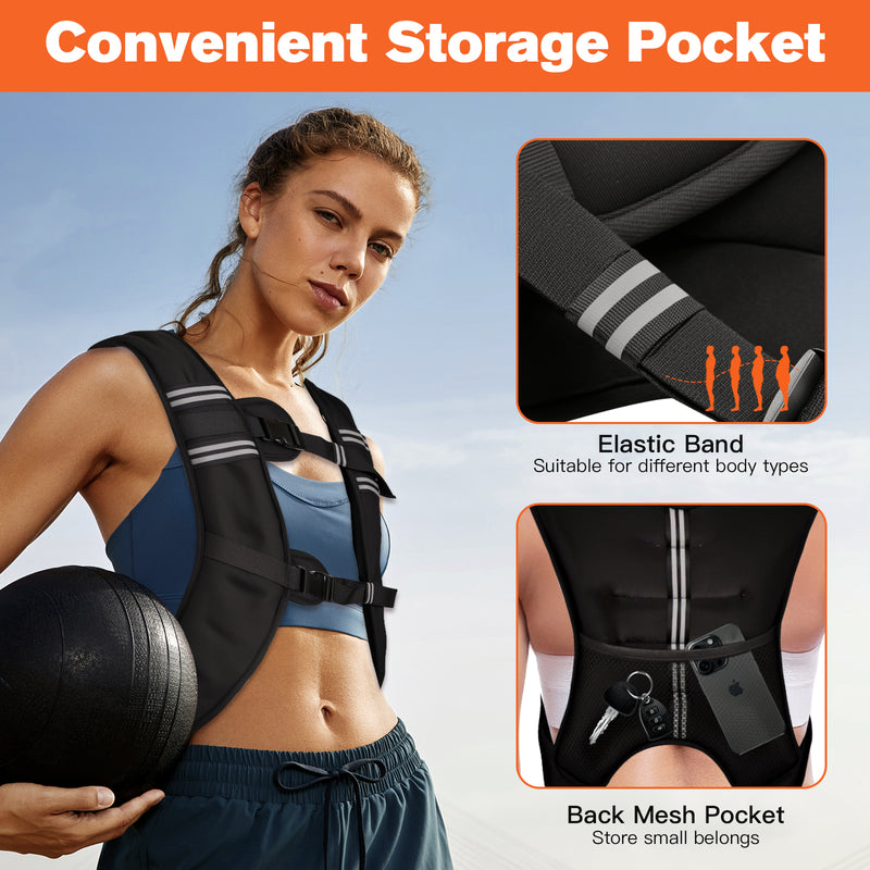 Advwin Weighted Vest with Upgraded Iron Sand