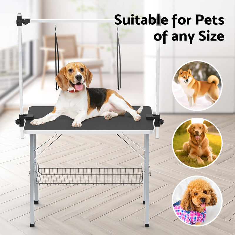 Advwin Pet Grooming Table 2 Arms Foldable