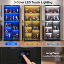 Advwin 7-Tier Display Cabinet with LED Light 180cm