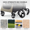 Advwin Heavy Duty Foldable Large Dog Stroller Up to 40kg