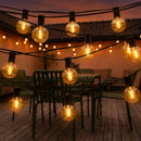Advwin 15M Solar Outdoor Festoon Lights with LED