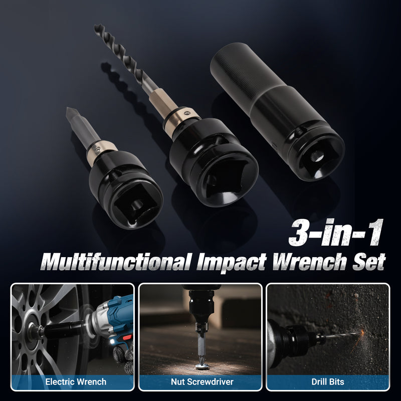 Advwin Electric Drill 3 in 1 Lithium Electric Wrench