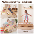 Advwin 9-in-1 Wooden Pikler Climbing Set for Toddlers