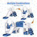 Advwin 10-in-1 Kids Slide Swing Set Indoor & Outdoor Playset