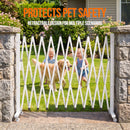 Advwin Metal Expandable Pet Safety Gate w/ Wheels 36-375cm