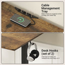 Advwin L-Shaped Electric Standing Desk 140x80cm