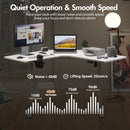 Advwin Electric Standing Desk L Shaped