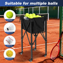 Advwin Foldable Tennis Ball Cart with Carry Bag