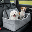 Advwin Dog Car Seat with Safety Belts & Storage