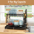 Advwin 2 Tier Dish Drying Rack Plate Drainer