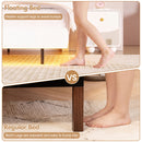 Advwin LED Floating Bed Frame w/ Adjustable Headboard Double
