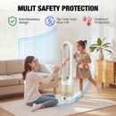Advwin 2 in 1 Bladeless Tower Heater Fan
