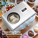 Advwin Ice Cream Maker with Built-in Compressor