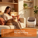 Advwin Open Top Automatic Self Cleaning Cat Litter Box