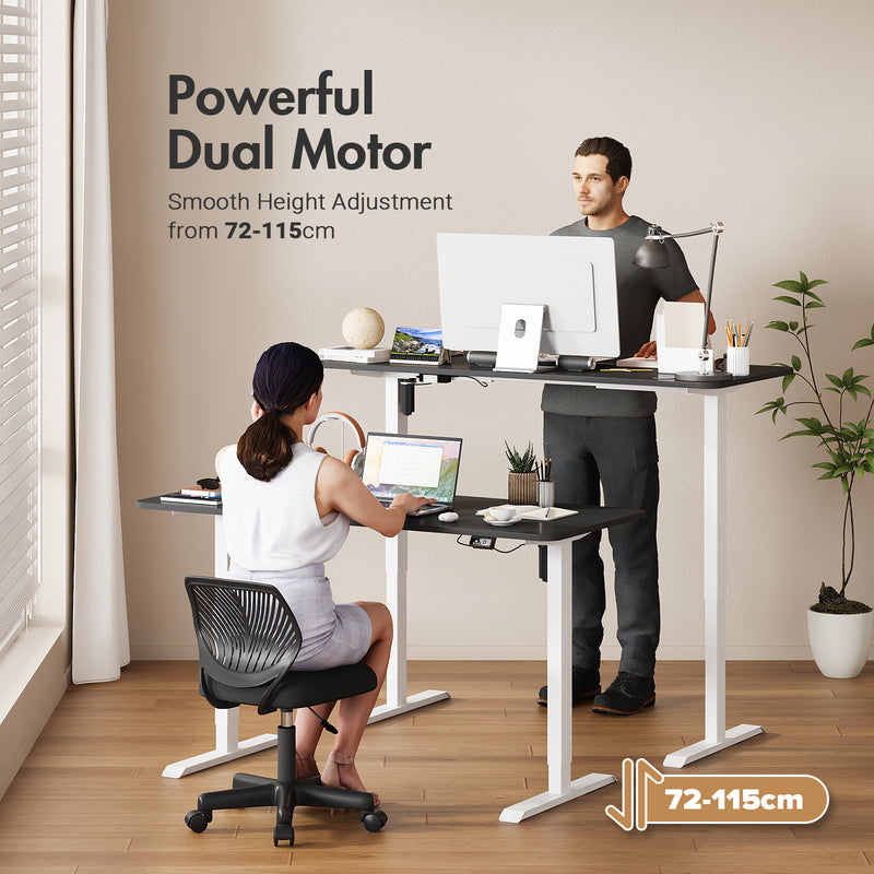 Advwin Electric Adjustable Height Standing Desk 120cm