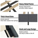 Advwin Queen Floating Bed Frame with LED Lights