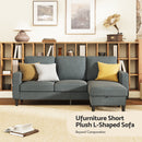 Advwin 3 Seater Sofa Lounge Set Grey