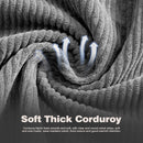 Advwin Armless Modular Sofa Corduroy Cloud Chair