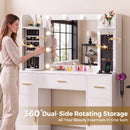 Advwin Dressing Table w/ Jewelry Storage