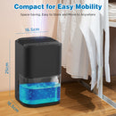 Advwin Portable Mini Dehumidifiers 2L Black