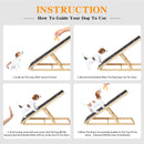 Advwin Pet Ramp Dog Stairs 4 Level 100cm