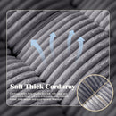 Advwin Folding Sofa Bed  Fold Out Corduroy Sleeper Couch