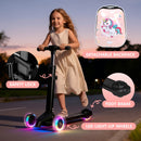 Advwin Foldable 2-in-1 Kids Ride-on Luggage with Wheels