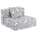 Advwin 3-in-1 Toddler Folding Sofa Bed with Pillow