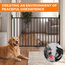 Advwin 27.5-43" Adjustable Metal Sliding Safety Gate