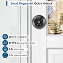 Advwin Fingerprint Door Knob Smart Door Lock with Keypad
