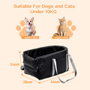 Advwin Dog Car Seat Center Console Armrest Booster Seat