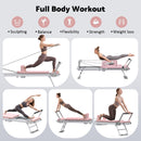 Advwin Foldable Pilates Reformer Machine with Jump Board