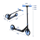 Advwin Kick Scooter Folding Scooter 3 Adjustable Height