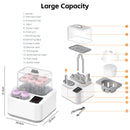 Advwin Baby Bottle Sterilizer & Warmer with LCD Timer